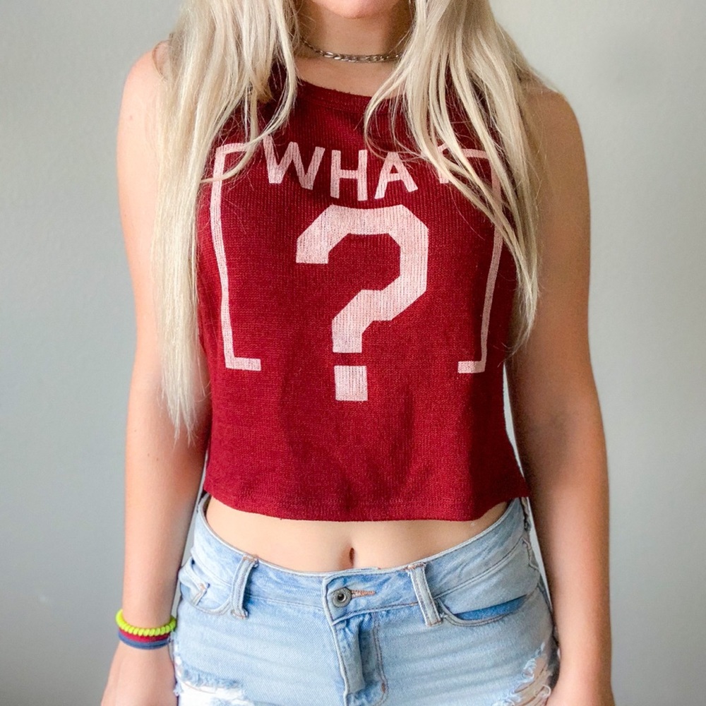 Women’s Red Tank Top in Size Medium